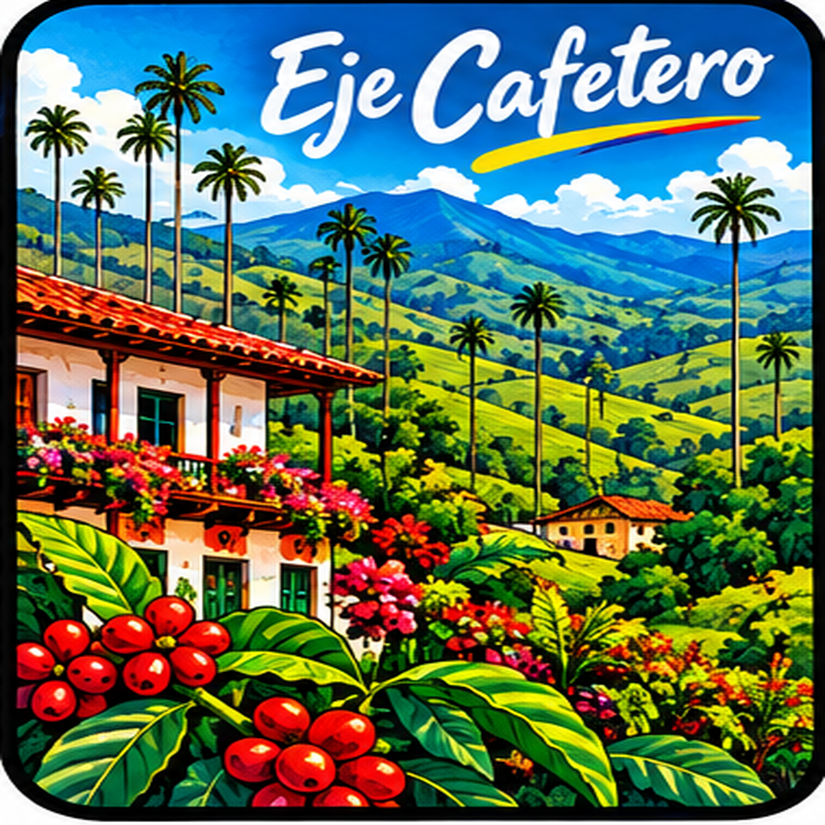 Juego de 8 Portavasos Destinos Colombia - Imagen 5