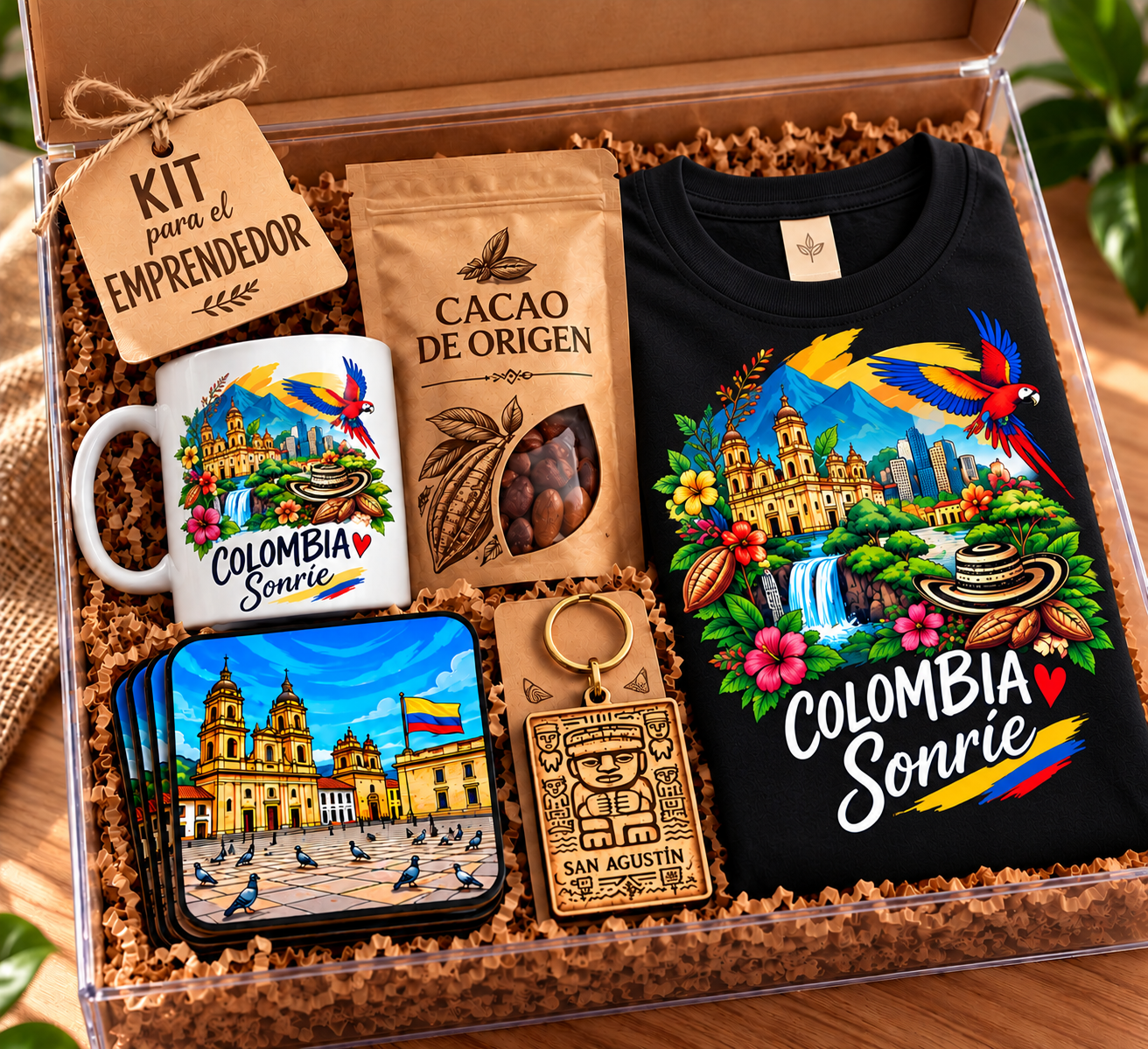 Kit emprendedor camiseta negra