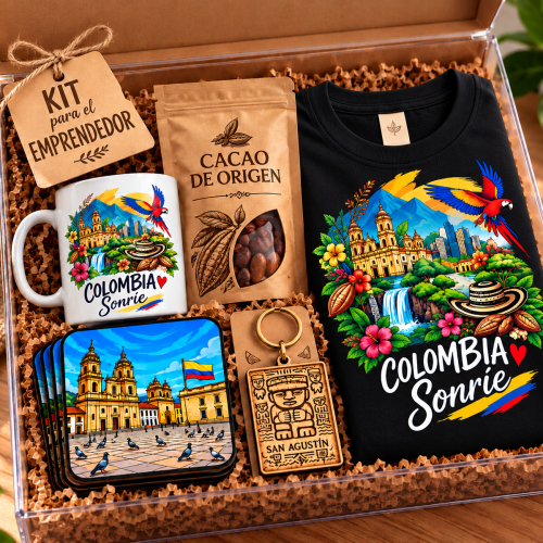 Kit emprendedor camiseta negra