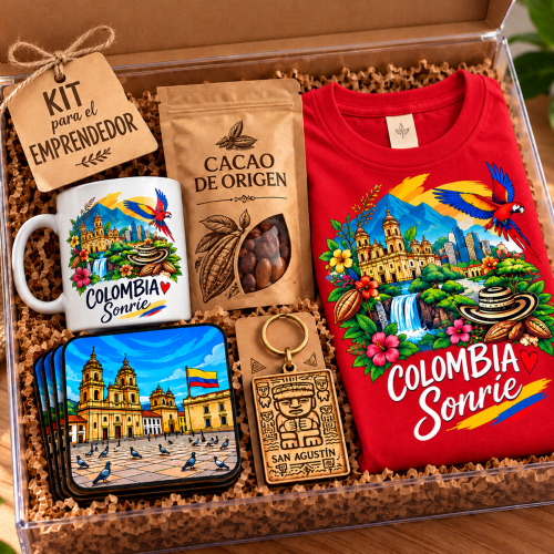 Kit emprendedor camiseta roja